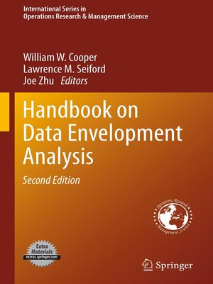 cover image of Handbook on Data Envelopment Analysis